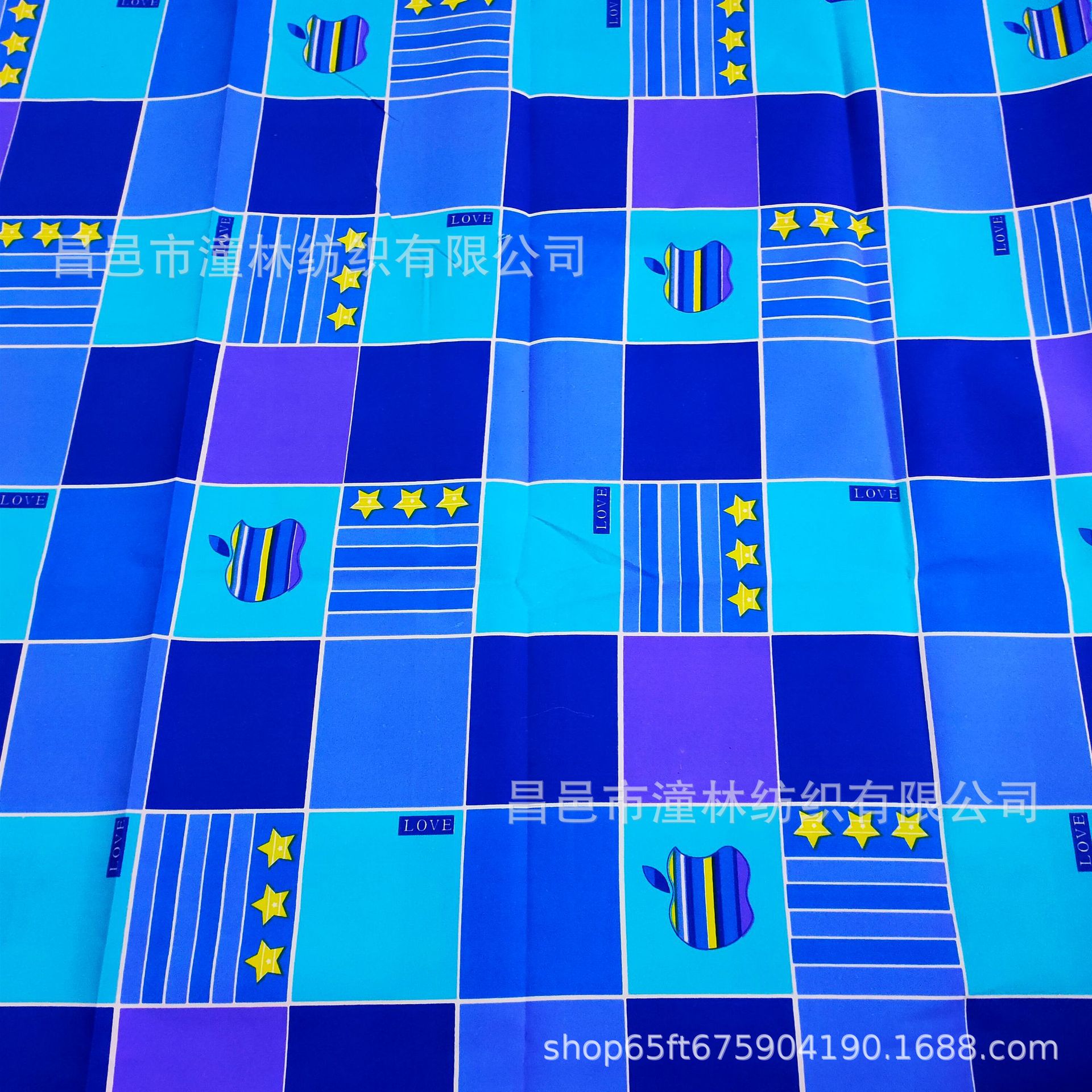 涤纶磨毛布 3D印花床单布 分散涂料印床单床品印花布 围裙套袖布