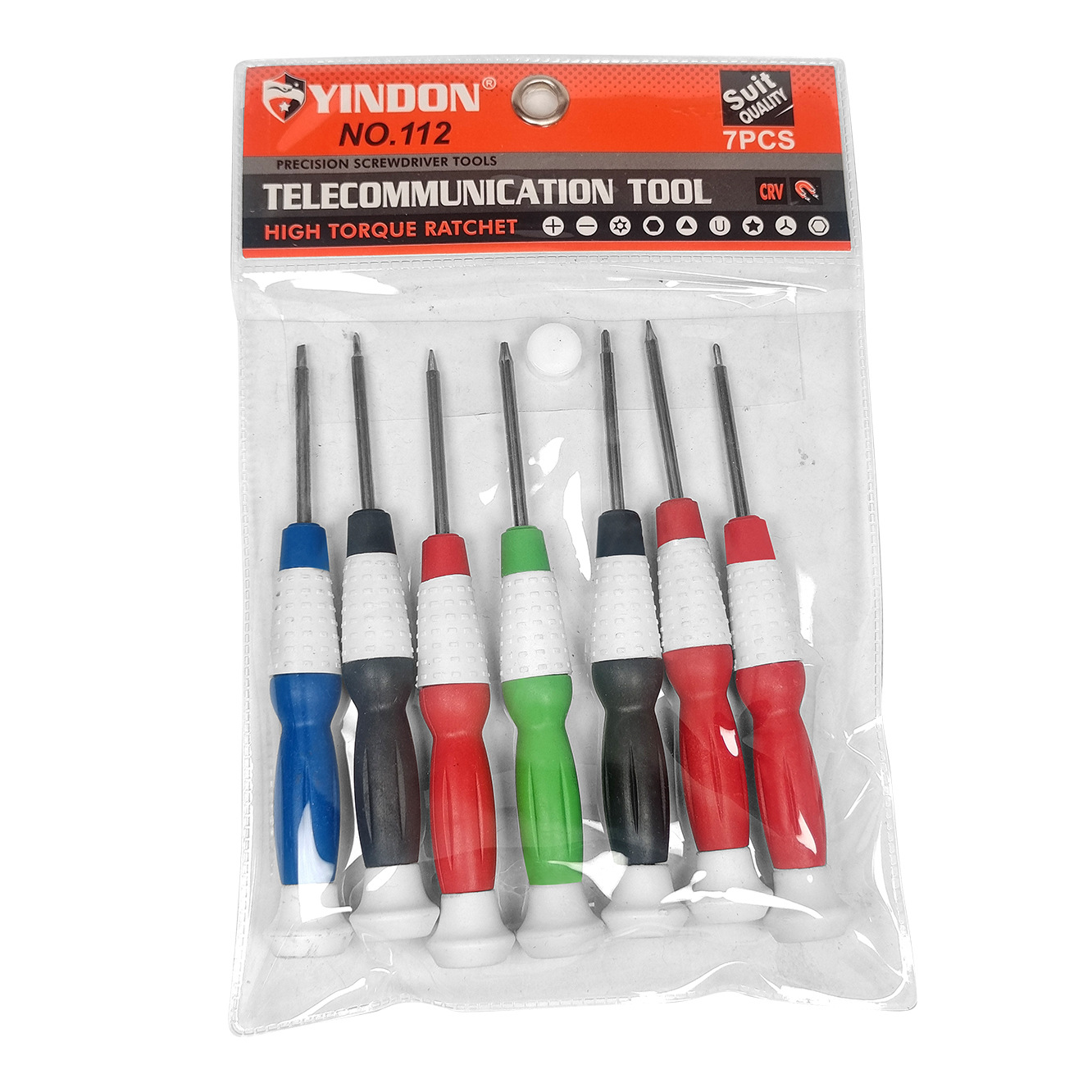 Destornillador con mango de calabaza 7 en 1 cruz flor de ciruelo tipo T multiespecificación teléfono móvil reloj telecomunicaciones destornillador