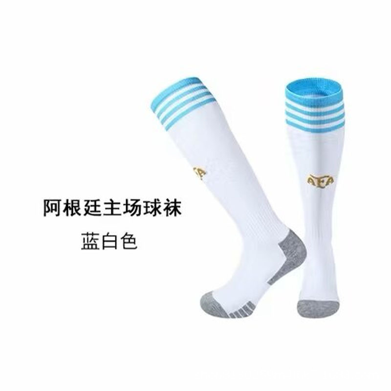 New Football Socks World Cup Sports over the Knee Socks Argentina Miami Bazaar Home Adult Children Socks
