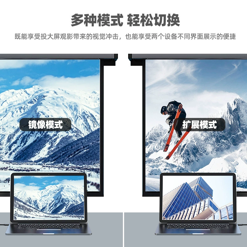 Type-C в HDMI для мобильного телефона/компьютера 8K ТВ кабель для трансляции экрана, конвертация дисплея, высокое разрешение
