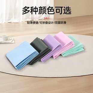 Wholesale Folding Lunch Break Mat Outdoor Thickened Fitness Non-Slip Mat Rope Skipping Home Sports Children Storage Yoga Mat