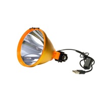 大功率200W蓝光白光黄光灯头钓鱼灯夜钓灯看漂灯圆插USB钓箱L