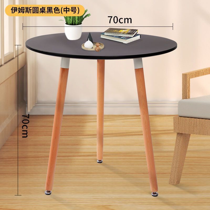 70cm - 블랙 - 임스 (원탁)