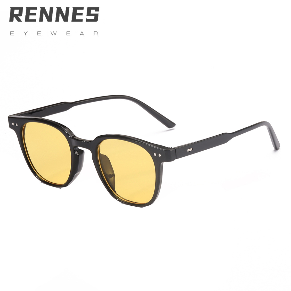 2022 nueva mi Nail Fashion Square personalizada gafas de moda color caramelo de moda al aire libre Street shot gafas de sol