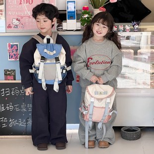 New Backpack Large Capacity Simple Kindergarten Niche Design 2025 Spring Boys and Girls School Children's Schoolbag