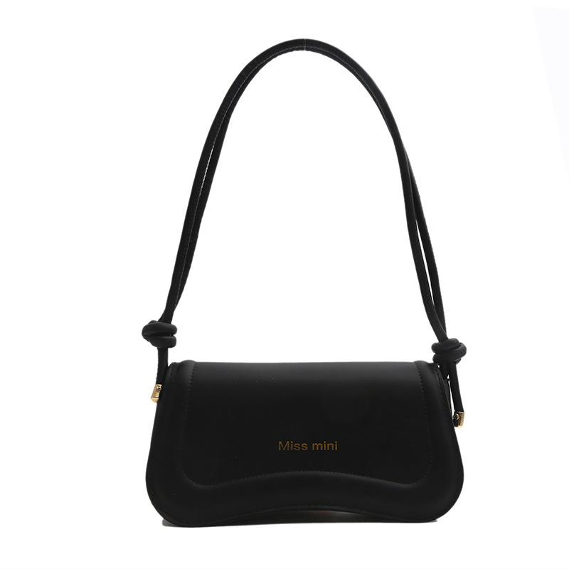 Textura bolso de axila portátil 2024 primavera nueva moda bolso de mensajero francés color sólido bolso cuadrado pequeño retro de un solo hombro