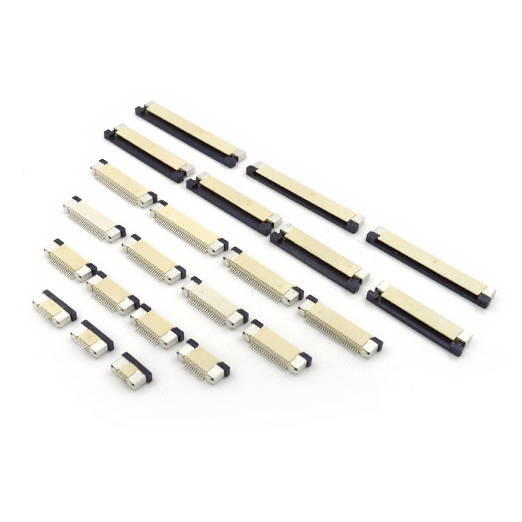 供應FPC-0.5mm/FC連接器推拉上下接抽屜翻蓋6810122030405060PIN