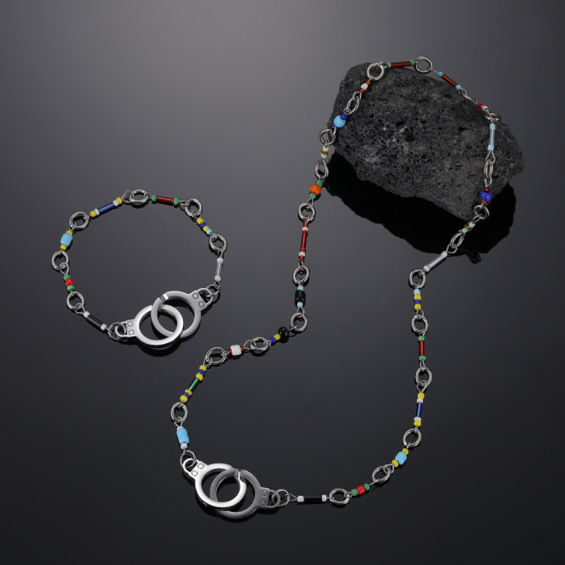 Fashion Geometric Titanium Steel Handmade Bracelets 1 Piece