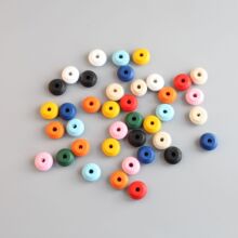 DJԴ�^�S��20mm��Pľ���ɫľ�郺ͯɢ�����K���Kľ�鴮DIY���