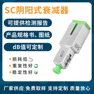 1550nm光纤衰减器【厂家直销｜SC/FC/LC接口｜单模】- 1688现货批发