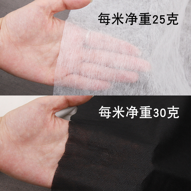 薄粘衬软薄黑白无纺布衬粘衬衬布热融粘合衬薄纸衬无纺布服装纸衬-阿里巴巴