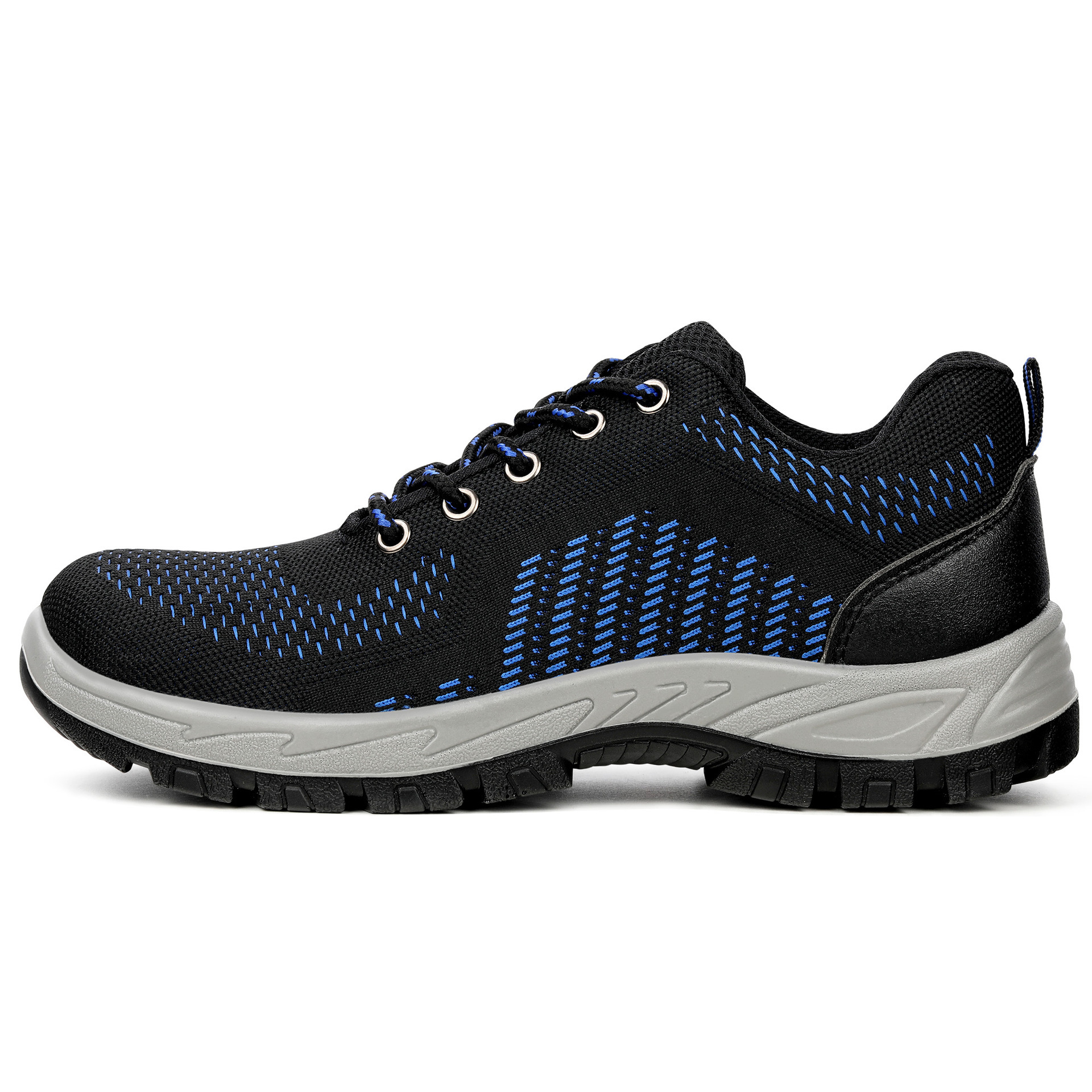 Zapatos de protección laboral para hombres anti-golpe anti-piñazo zapatos de trabajo una bolsa de plástico de cabeza de seguridad zapatos de aislamiento sólido resistentes al desgaste