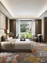 3WKF批发海马尼龙多样式地毯宾馆酒店客房商用满铺拼接方块式