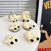 高颜值可爱硅胶星星磁吸气囊手机支架可拆卸便携百搭款手机壳配件