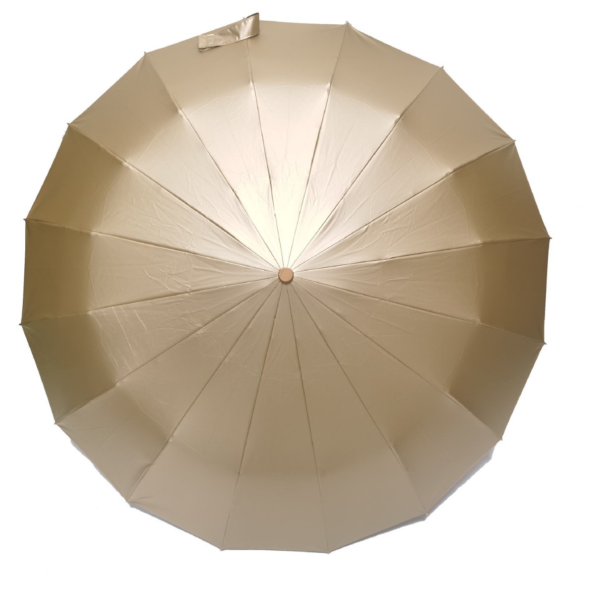 Customized 16-Bone Sun Umbrella 70% Off, Gold-Coated, Manual Opening, Solid Wood Handle, Top Quality, Rainproof And Sun-Proof, Promotional_voghion.com