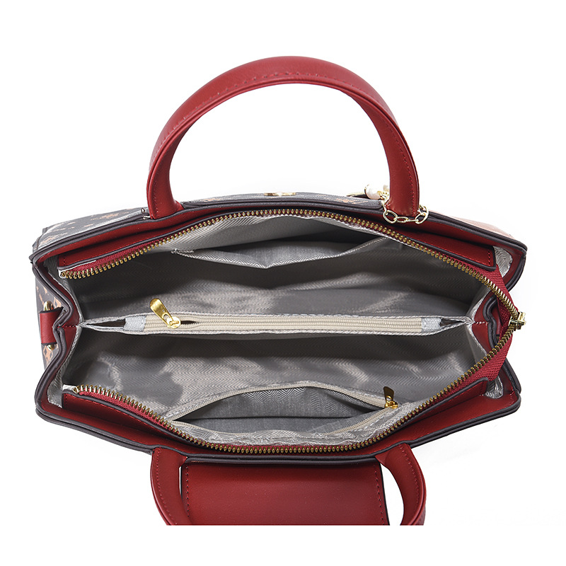 Borsa a mano, nuovo modello sul mercato, borsa classica da donna alla moda per la vita e il lavoro delle mamme di mezza età, borsa a tracolla di grande capacità._voghion.com