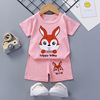 Children's T-shirt suitable for men and women, shorts, set, clothing, children's clothing, 2021 collection