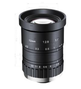 浩蓝光电AZUREphotonics AZURE-0828ML12M  手动光圈定焦镜头