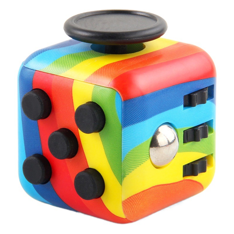 Venta caliente descompresión dedo cubo seis-lado prensa Flip Dados de descompresión nuevos juguetes de ventilación exóticos descompresión transfronteriza