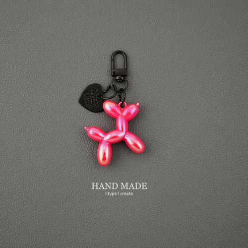 ins balloon dog key chain original couple key chain niche personality bag pendant dark cool girl pendant