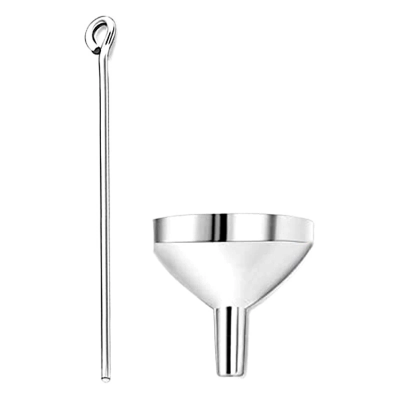 Желаю горячая Распродажа нержавеющая сталь игла с девятью словами маленькая воронка костяной пепел Подвеска Аксессуары Воронка малого калибра Воронка для флакона духов