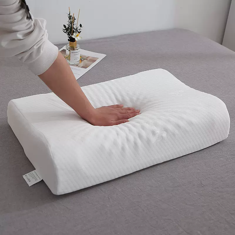 针织乳胶枕颗粒长方形护颈椎助睡眠一对装学生宿舍家用枕头枕芯批