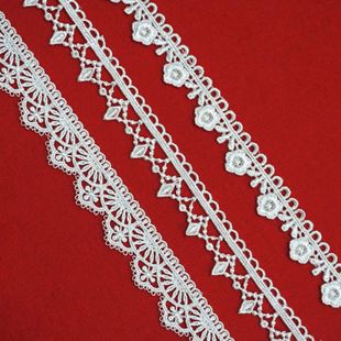 White wavy accessory, 3cm, Lolita style, wholesale