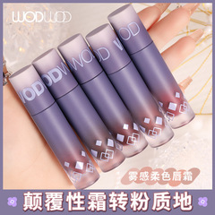 WODWOD Misty Soft Color Lip Cream Whitening Milky Cream Matt Waterproof Non-Fading Girl Powder Aardvark Popularity