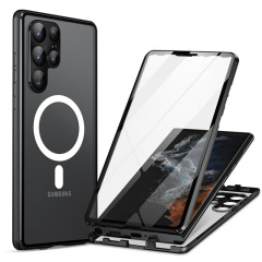 Samsung S24 S23 S22 S21 Ultra ルービックキューブ磁気マグネティックキング S25 Ultra つや消しバックパネルに適しています。