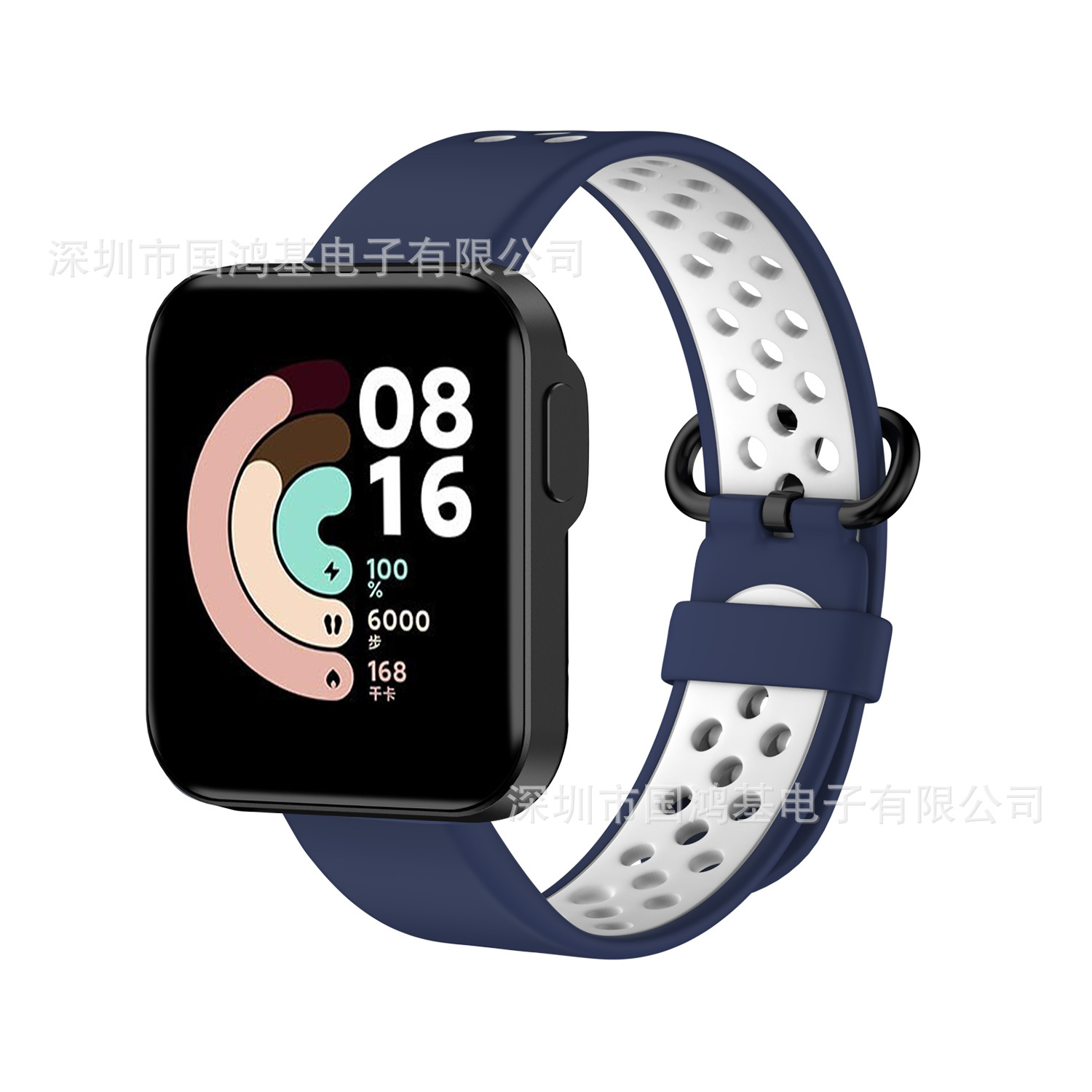 Correas de reloj de silicona estilo pulsera Guohongji compatibles con Xiaomi Redmi Watch 2, Redmi Watch 2 Lite y Redmi de segunda generación.