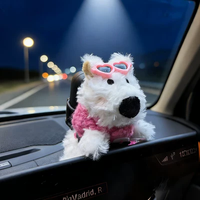 Sürətlər qutusu və əl tormozu başlıqları Car ETC holder, car - pink-heart-mirror-pink-button-stand-west-highland-lying-screen-etc-stand
