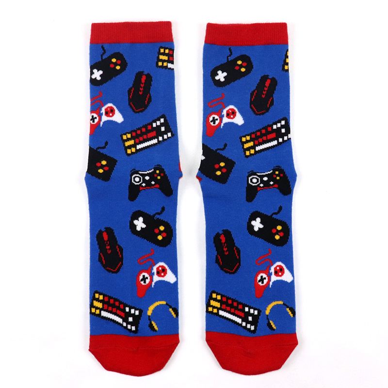 Lenjerie intimă și pijamale Spot I'M GAMING șosete jacquard cu litere pe talpa piciorului, șosete lungi din bumbac, la preț redus_voghion.com