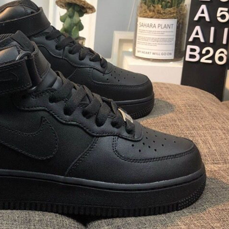 Putian zapatos de la Fuerza Aérea N ° 1 zapatos bajos del tablero superior AF1 zapatos blancos Alta versión AF1 pareja zapatos de hombre y mujer de moda casual