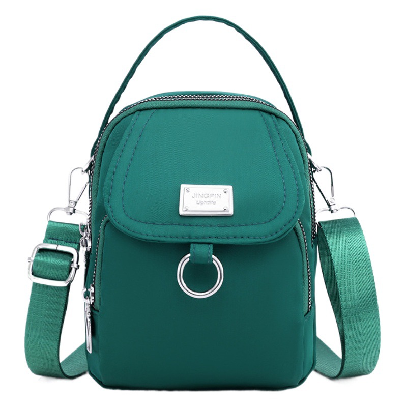 Bolso pequeño para mujer 2025 nueva moda casual color caramelo bolso bandolera cruzado estilo coreano simple bolso de mano para teléfono móvil