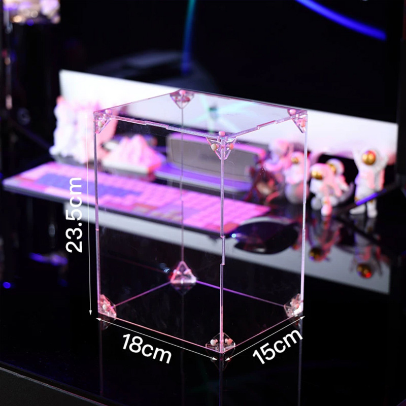 Transparente PS4 acrílico universal GamePad soporte de escritorio creativo de almacenamiento doble ASA soporte de exhibición