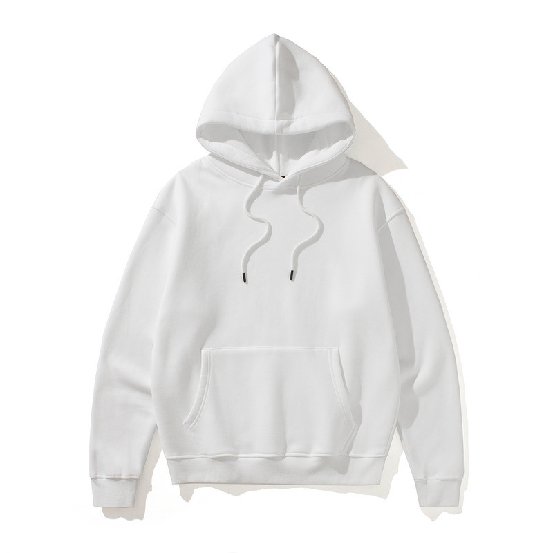 Men's Hooded Sweatshirt Heavyweight Solid Colour Urban Style_voghion.com