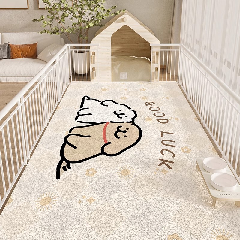 in stock Card Clean Floor Mat Household Pet Waterproof Non-Slip Dirty-Resistant Foot Mat Easy Door Mat for Entrance Entrance