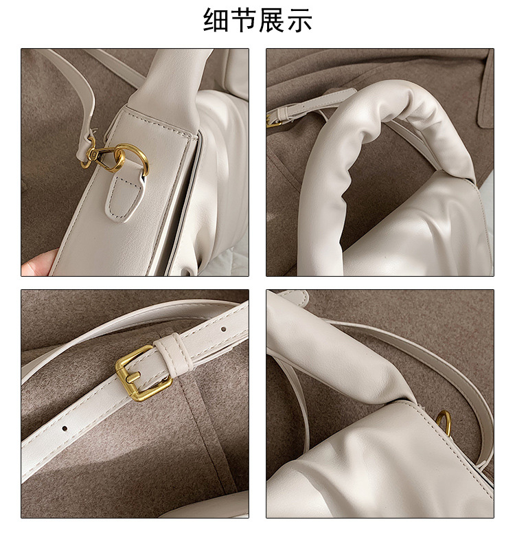 New Single Shoulder Cloud Underarm Bag display picture 23