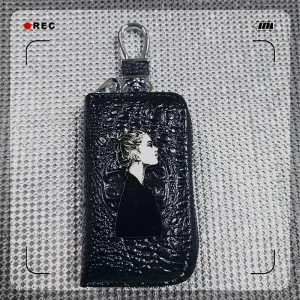 (리틀 시스터) 스퀘어 블랙 키 백