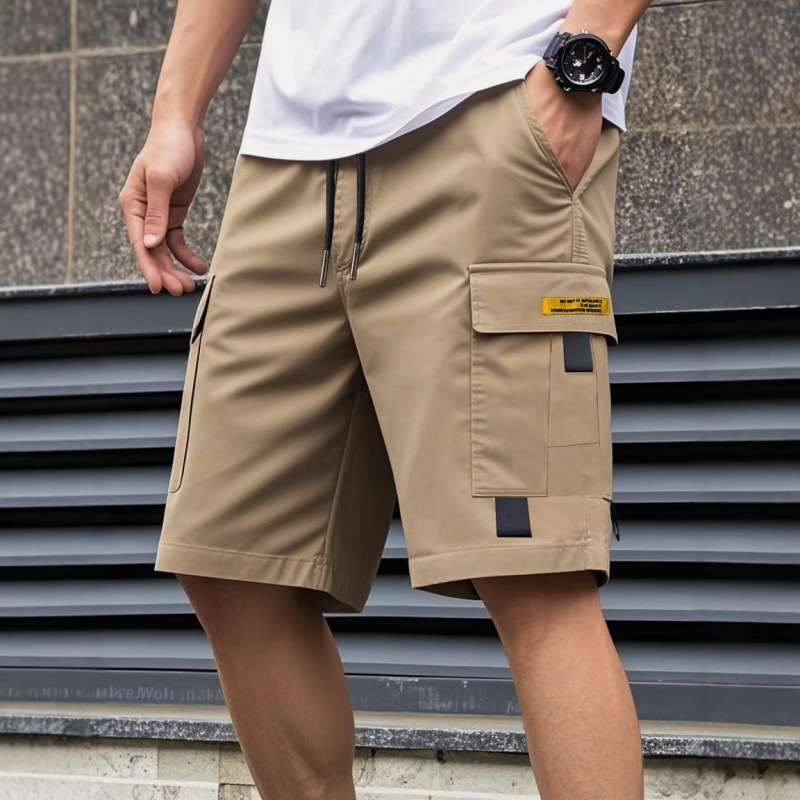 Japanese and Korean Gmarket Workwear Shorts Spring/Summer Men's Loose Long Pants Aliexpress European and American Style Ozon