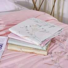 纯棉绣花蚕丝被套被子内胆套高档婚庆长绒棉全棉被壳单件厂家批发