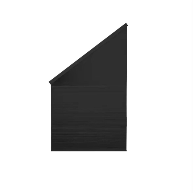Custom Made Triangular Diagonal Window Honeycomb Curtains for Heat Insulation and Noise Reduction, Available in Full Blackout and Semi-Blackout Options, with Drop Shipping Available