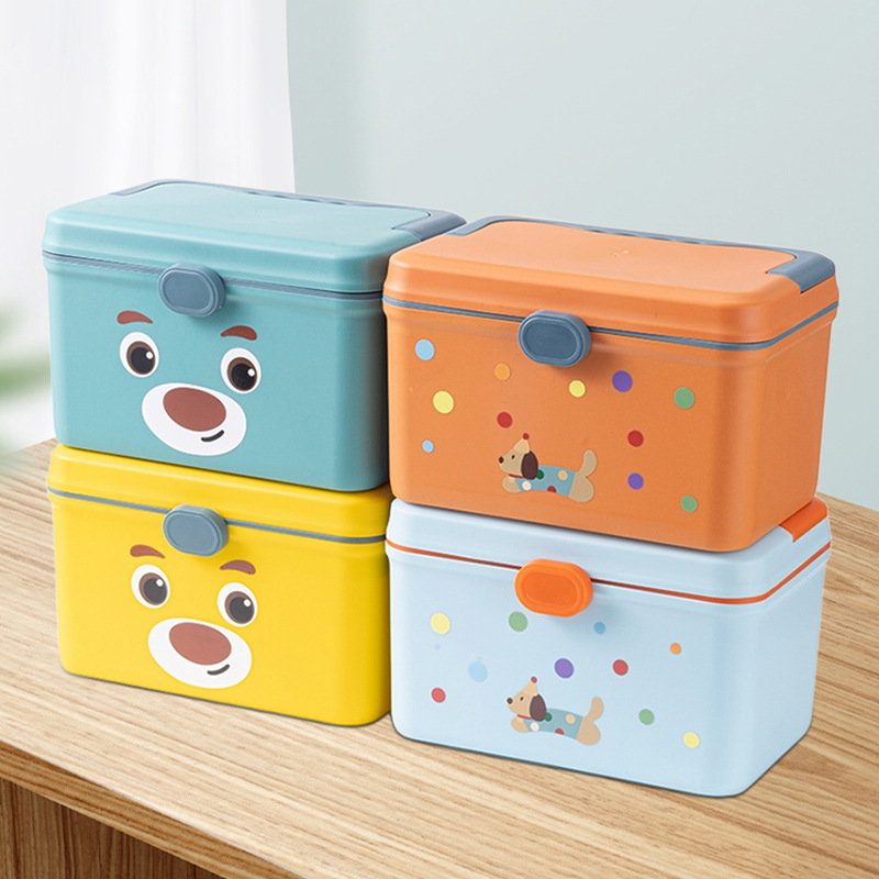 家用大容量双层医药箱医护多层急救箱药品收纳盒塑料家庭装小药箱