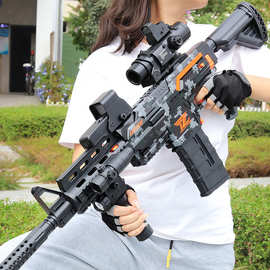电动连发AK47软弹枪玩具可发射下供弹橡胶男孩户外对战冲锋枪M416