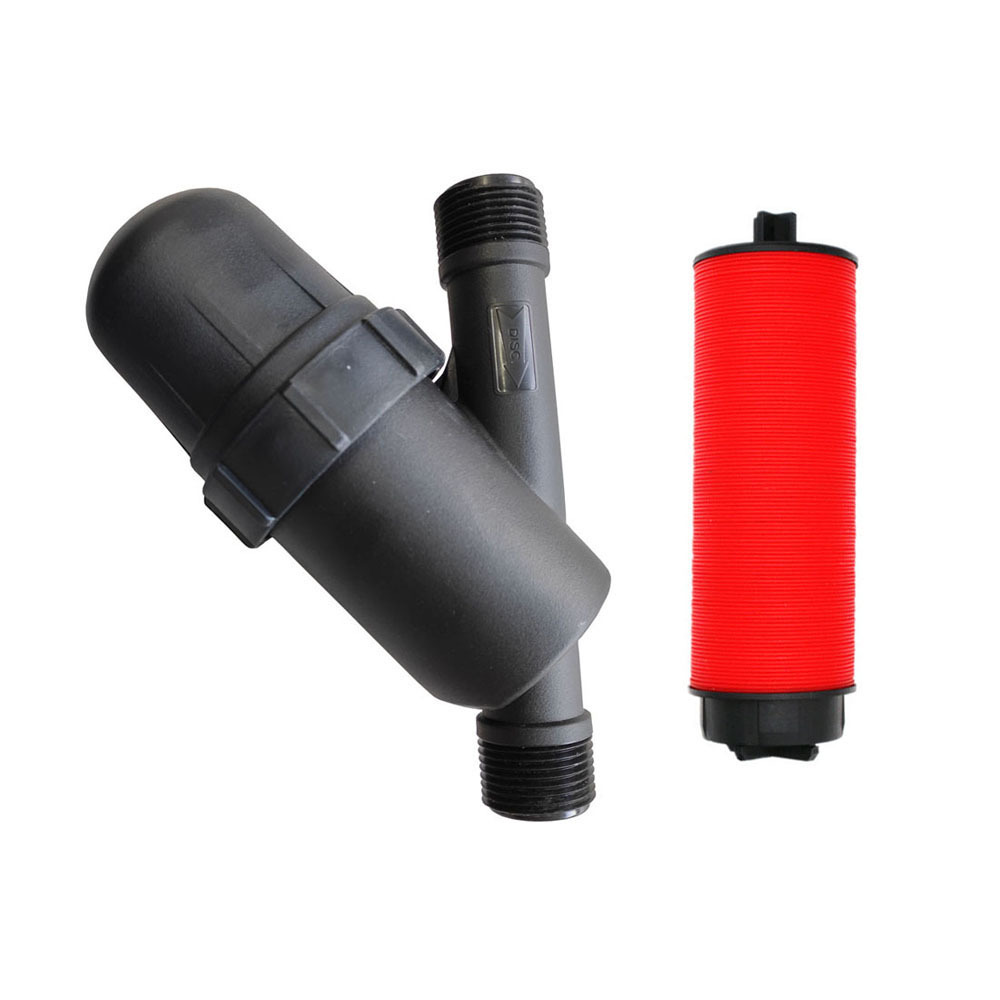 25mm 32mm外销小型叠片过滤器电商专供6分1寸园林灌溉圆底过滤器