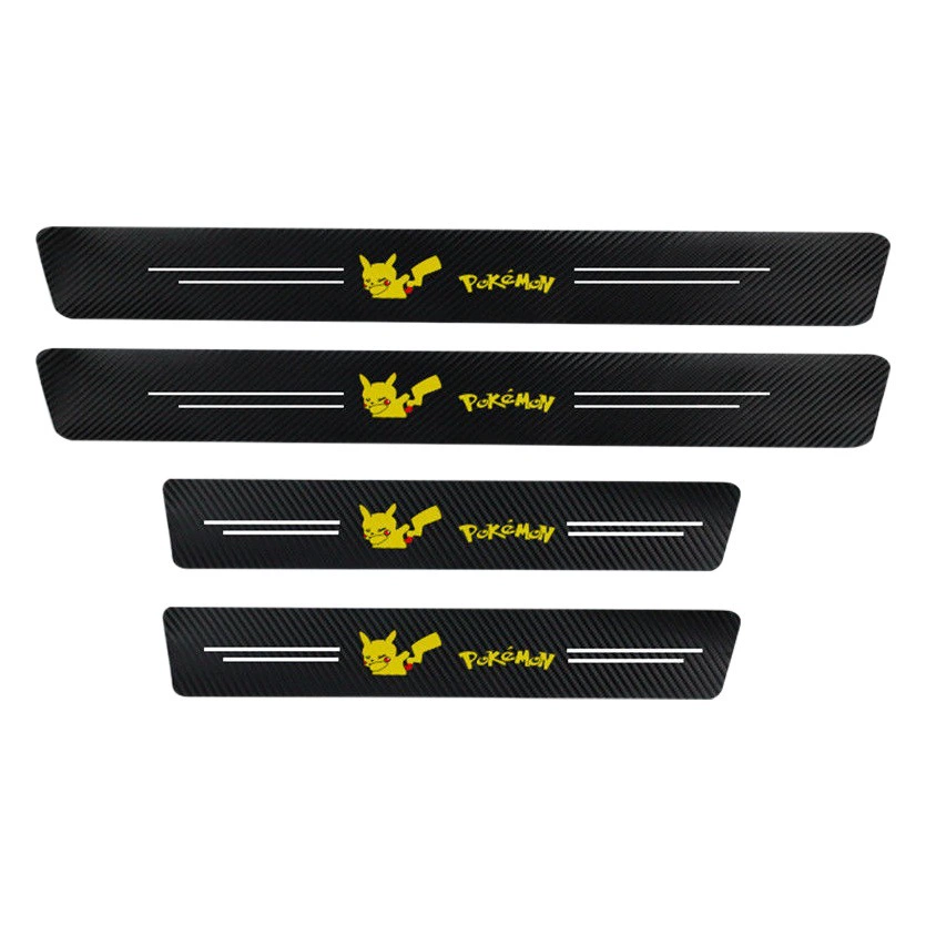 Противорегионы из углеродного волокна на дверях автомобиля Противовоздушная защита от царапин