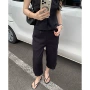 新款宽松夏季高腰休闲裤