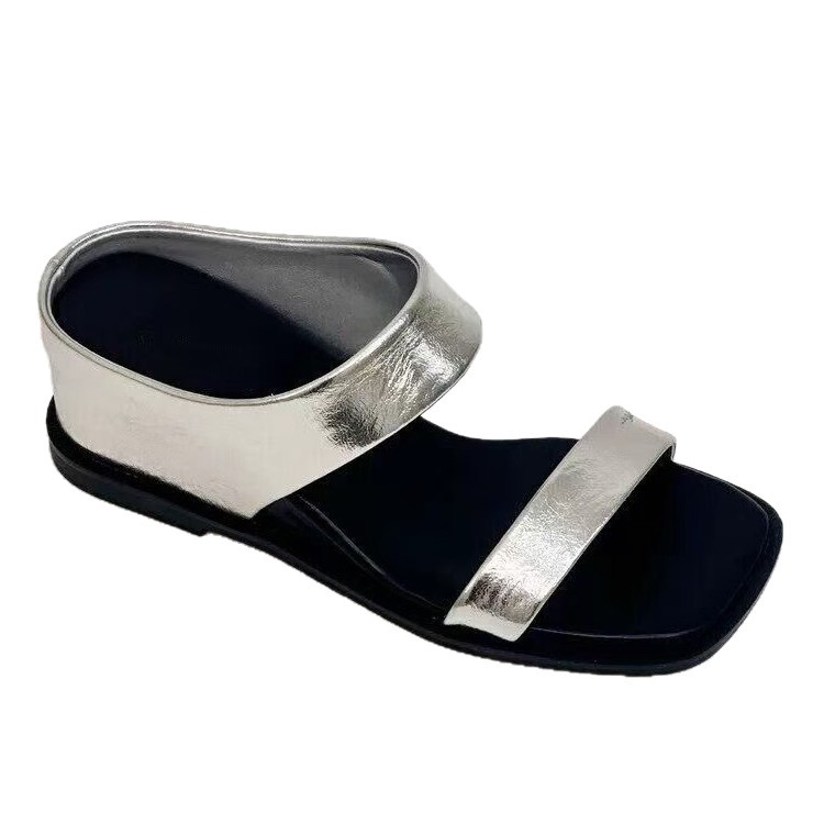 2026 nuevo nicho de verano, zapatillas de tacón de estilo romano, zapatillas de mujer de moda versátiles