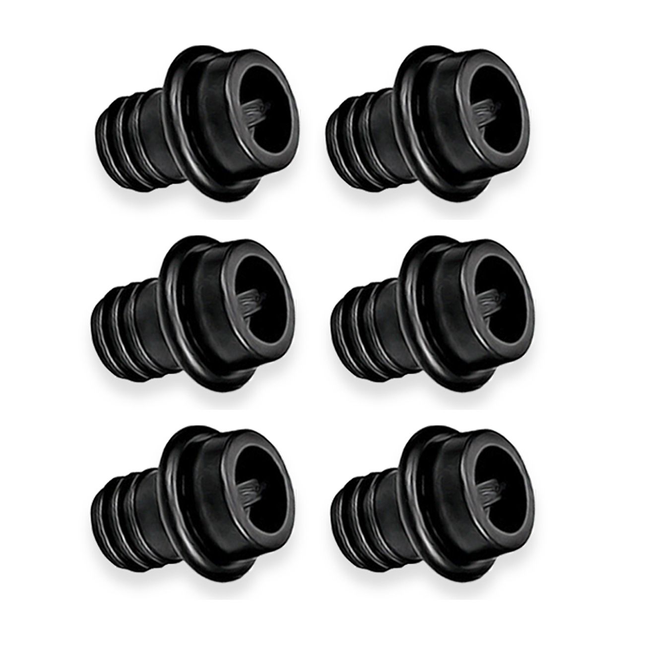 6개의 단일 구멍 플러그