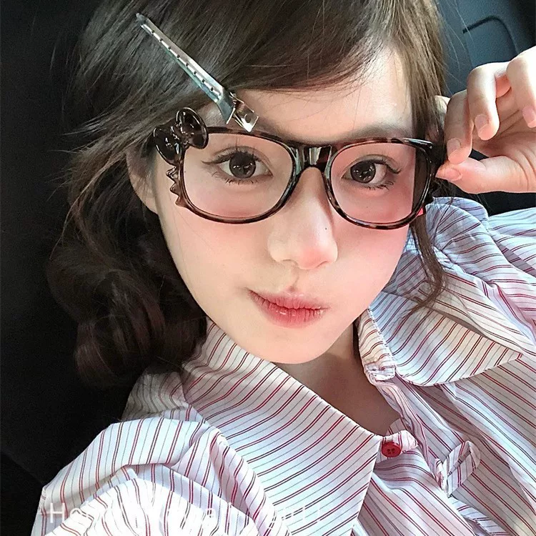 Hello Kitty, retro glasses, 2 carat, cat's eye